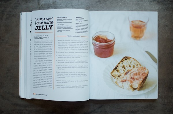 "Just a cup" rosé wine jelly