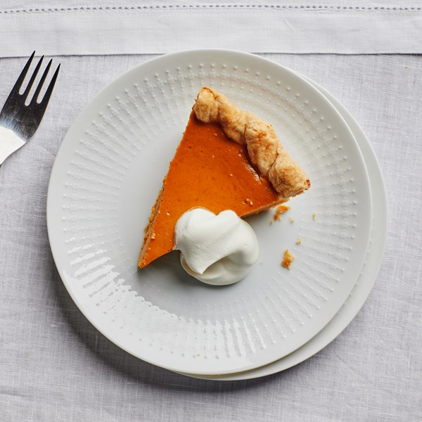 Just-right pumpkin pie 