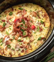 Justin's bacon breakfast pie