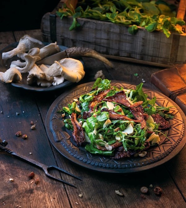 Kaer Morhen fried mushroom salad