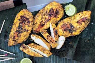 Kaffir lime chicken breast