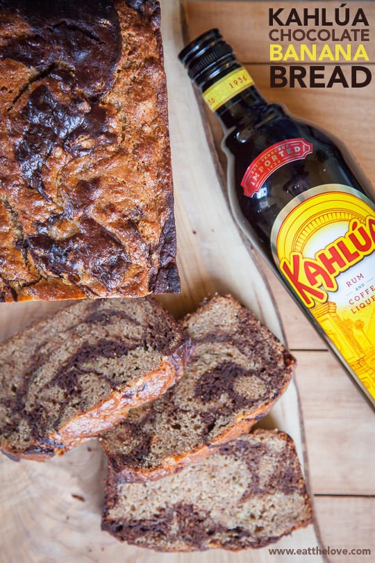 Kahlúa chocolate banana bread