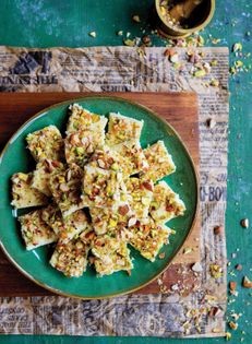 Kalakand Indian milk and cardamom fudge