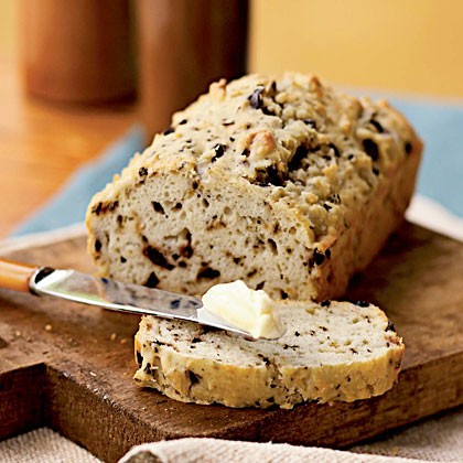 Kalamata olive bread with oregano