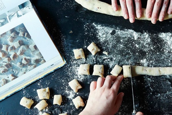 Kalamata olive gnocchi