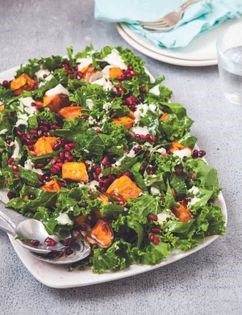 Kale & sweet potato salad