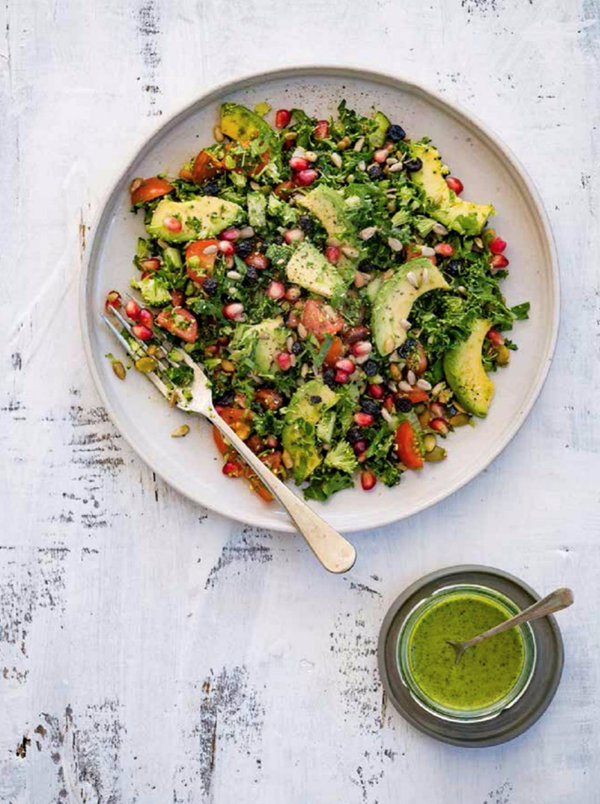 Kale and broccoli salad