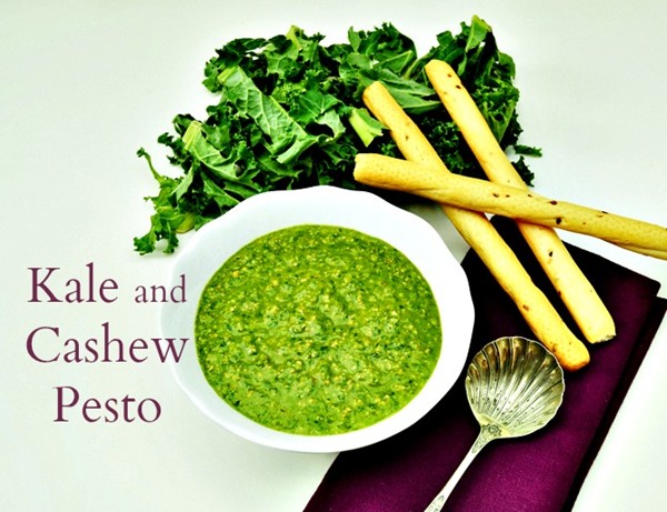 Kale and cashew pesto