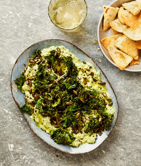 Kale and mixed peel dip