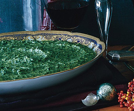 Kale and potato purée