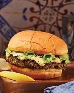 Kale and quinoa burgers