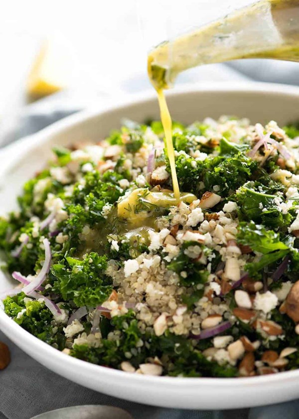 Kale and quinoa salad