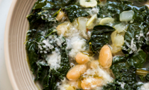 Kale and white bean soup with rosemary