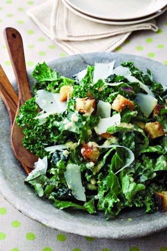 Kale Caesar salad
