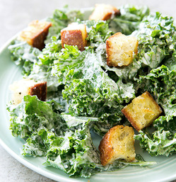 Kale Caesar salad