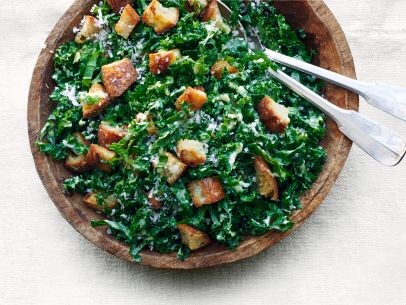 Kale Caesar salad
