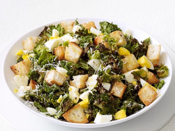 Kale Caesar salad