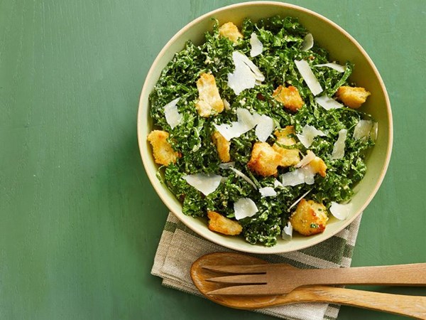 Kale Caesar salad 