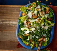 Kale Caesar salad