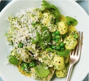 Kale pesto & chicken gnocchi