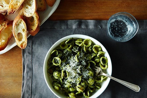 Kale pesto orecchiette