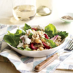 Kale, quinoa, and cherry salad