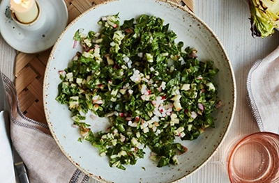 Kale salsa verde
