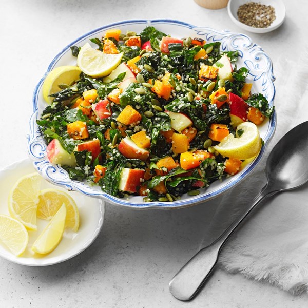 Kale tabbouleh salad