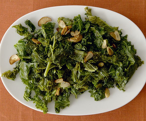 Kale with garlic and lemon