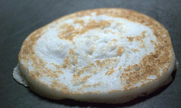 Kallappams a South Indian pancake (a Kerala Christian specialty)