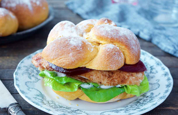 Kamut sweet potato sandwich rolls