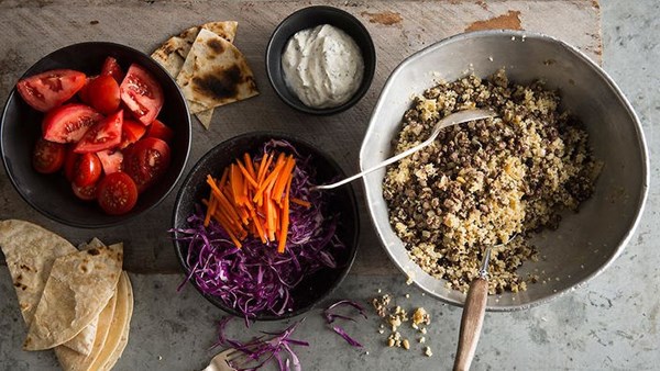 Kangaroo & burghul salad [Matthew Evans]