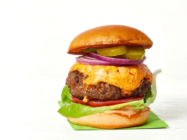 Kardea Brown's Southern mushroom-beef burgers
