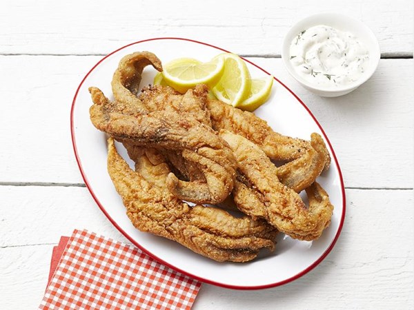 Kardea’s fried fish with dill tartar sauce