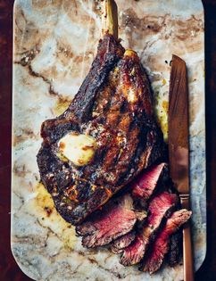Kashmiri crusted cote de boeuf