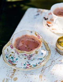 Kashmiri-inspired pink tea (Noon chai)