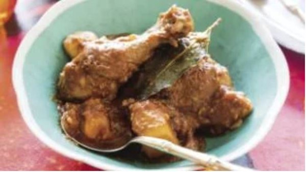 Kashmiri-style chicken and potato curry