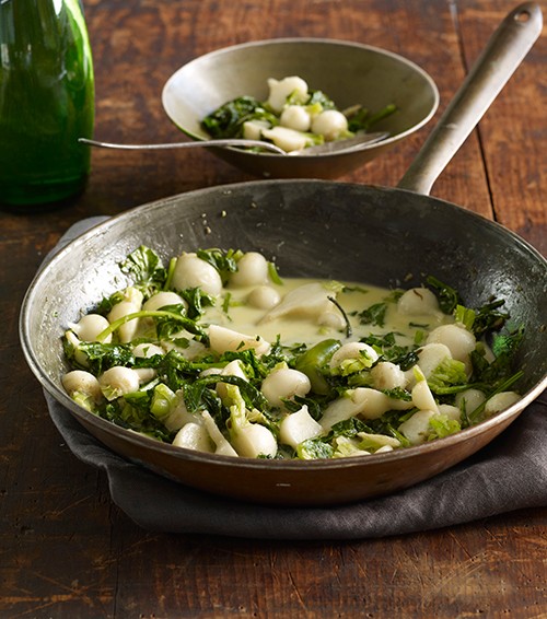 Kashmiri-style turnips with greens
