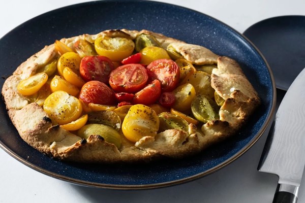 Kathleen's free-form tomato galette