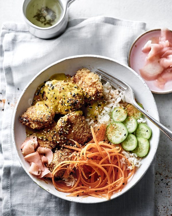 Katsu chicken bowls 