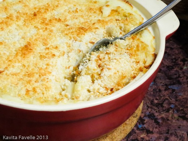 Kavey’s chicken tarragon pasta bake