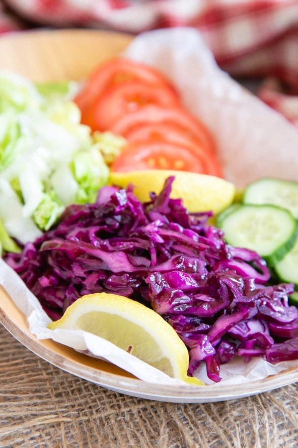 Kebab shop salad