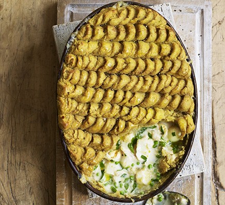 Kedgeree fish pie 