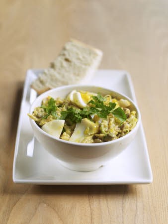 Kedgeree of smoked haddock