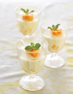 Keiko-style mango pudding