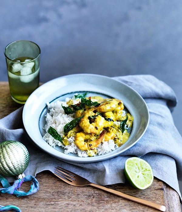 Kerala prawn curry