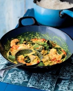 Keralan seafood curry