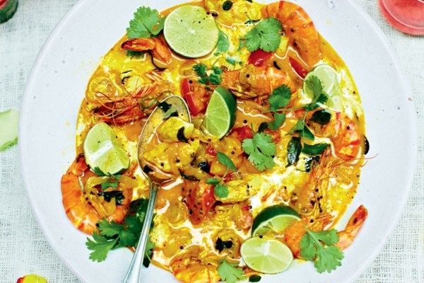 Keralan seafood curry