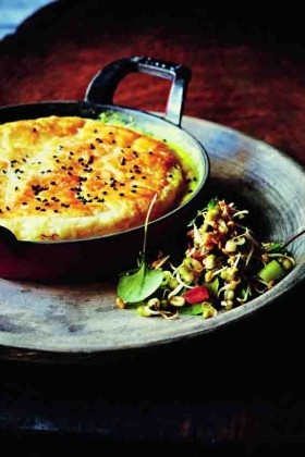 Keralan seafood pies