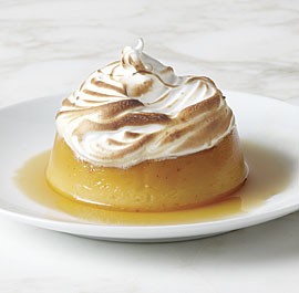 Key lime cheesecake flans
